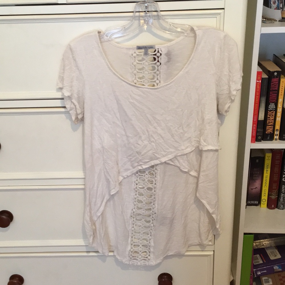 FOREVER 21 high low infinity shirt